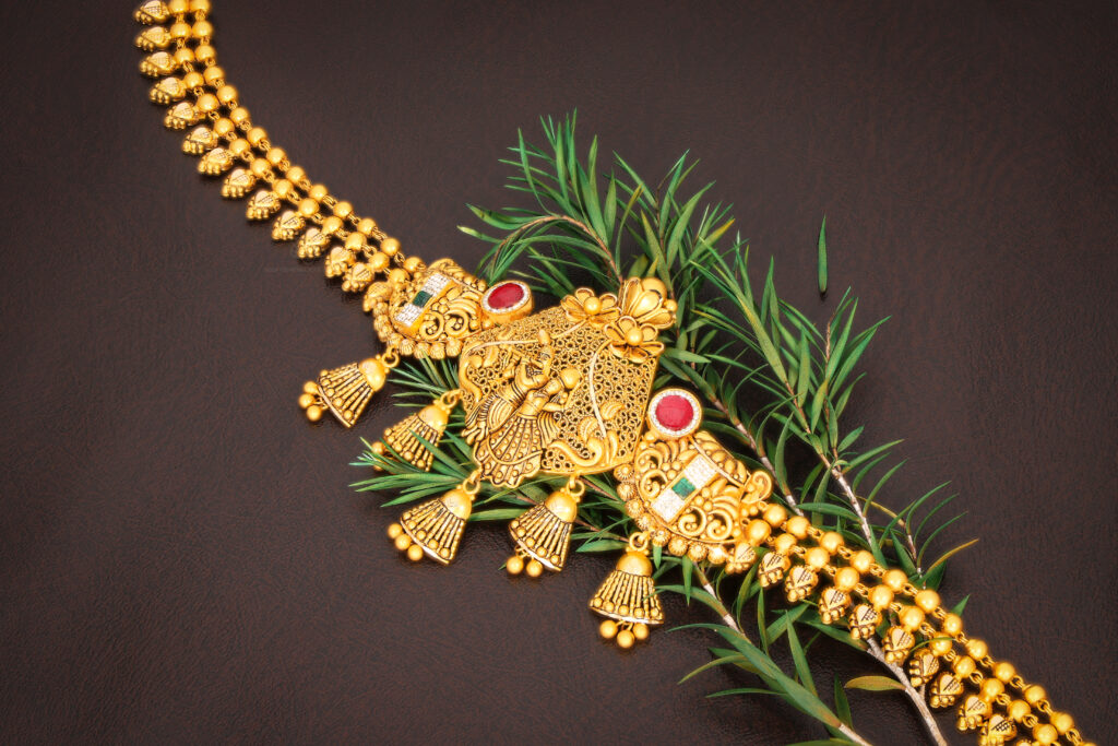 916 hallmarked gold bajuband